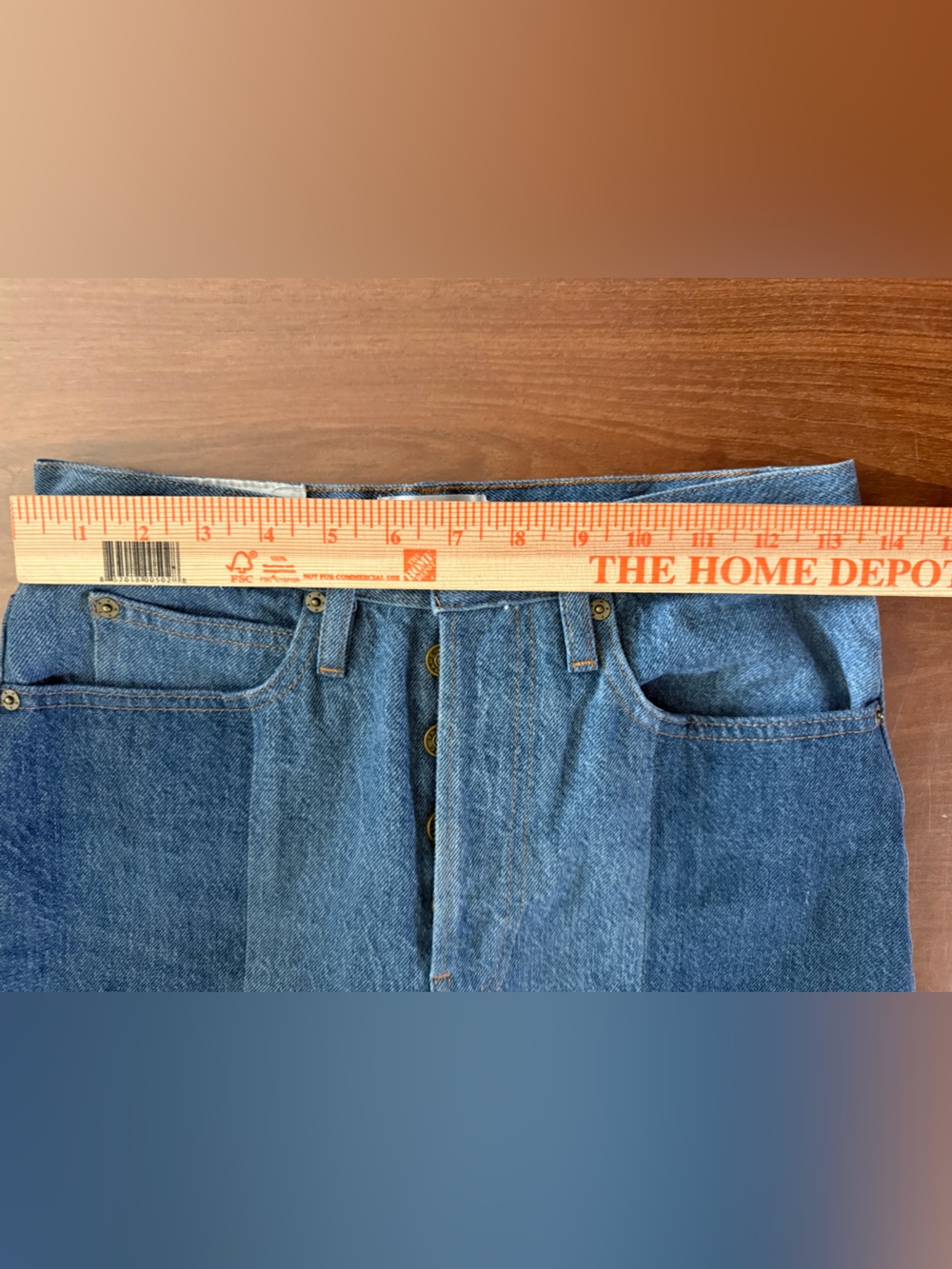 FRAME Atelier of Denim Gale Wide Leg Two Tone Panel Jeans Button Fly Women’s 27 - Picture 9 of 10
